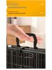 Thickened Wire Folding Dog Cage for Large and Medium Pets