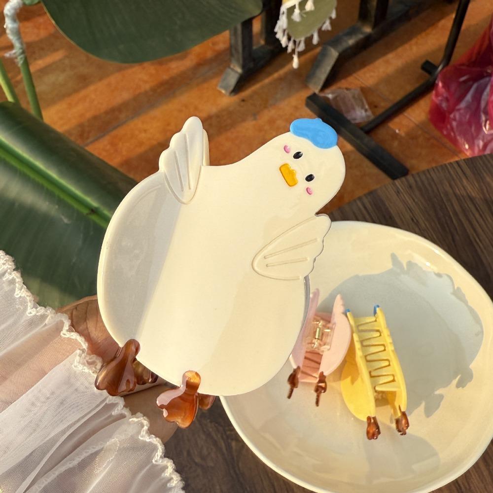 Acetic Acid Acetate Cat Hair Claw Bow Animal Hair Clip Fashion Chick Shark Clip Friends