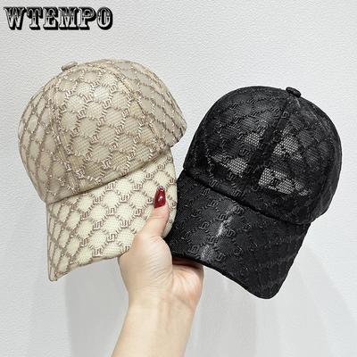 İlkbahar ve Yaz Şapka Kadın Dantelli Beyzbol Şapkası Yaz Güneşten Koruma Nefes Alabilen Güneş Şapkası Günlük Ördek Dili Şapka