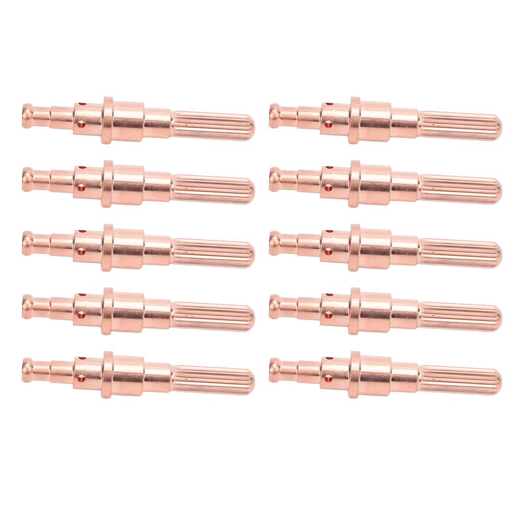 10PCS Plasma Electrodes 98215 Brass Electrode Replacement for Thermal Dynamics SL60 SL100 Cutting