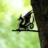 Metal Animal Sculptures for Backyard Patio Wall Decoration Birds Dogs Dragons Fairies