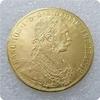1PC Österreichische Goldmünze 1877 Ausländische Kopie Vergoldete Gedenkmünze Antikes Kunsthandwerk