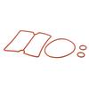 1Set Nitrile Rubber Cylinder Sleeve Kit Oil Free Cylinder Kit  for Mute Air Compressor Repair