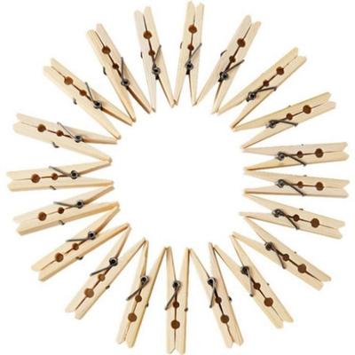 Bamboo Versatile Eco-friendly Natural Innovative Design Sturdy Timeless Sturdy Clothespin Pack Sustainable Clothespins Stylish