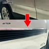 4M Universal Body Side Molding Belt Exterior Protector Roll Black Chrome For Pick Up Truck