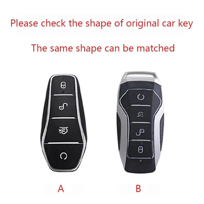 Zinc Alloy Remote Key Set and Key Protection Case Suitable for BYD Atto 3 Han EV Dolphin Lied Tang DM Qin PLUS Song Pro MAX Yuan