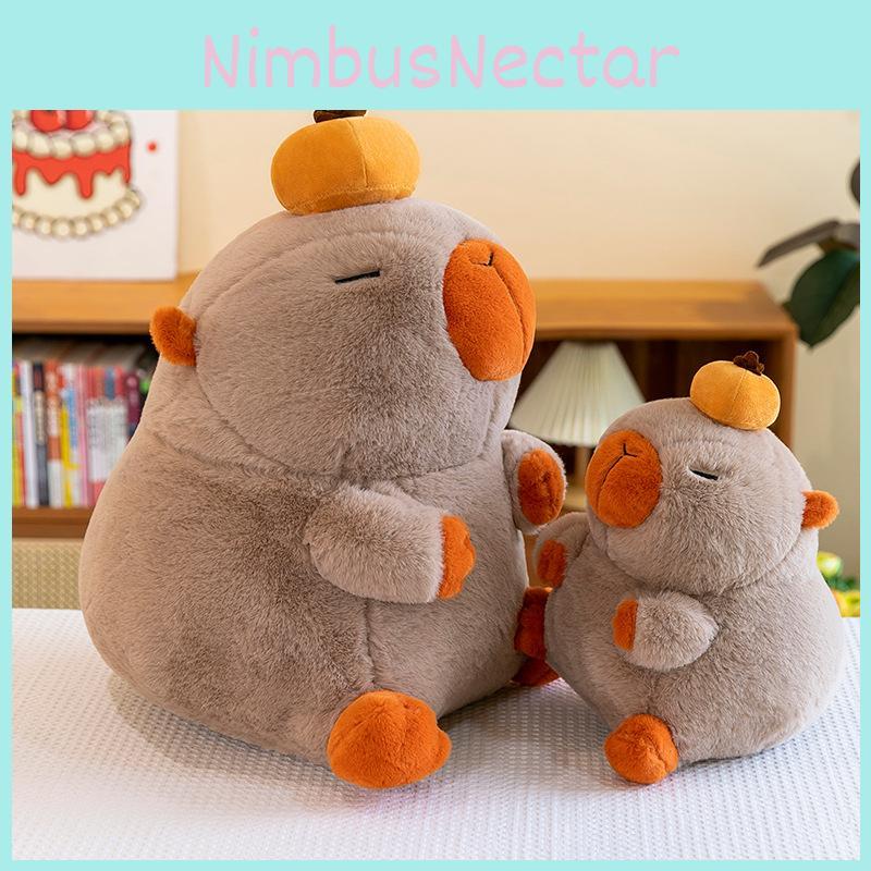 Animal Capybara Persimmon Plush Doll Childrens Birthday Gift Home Decoration