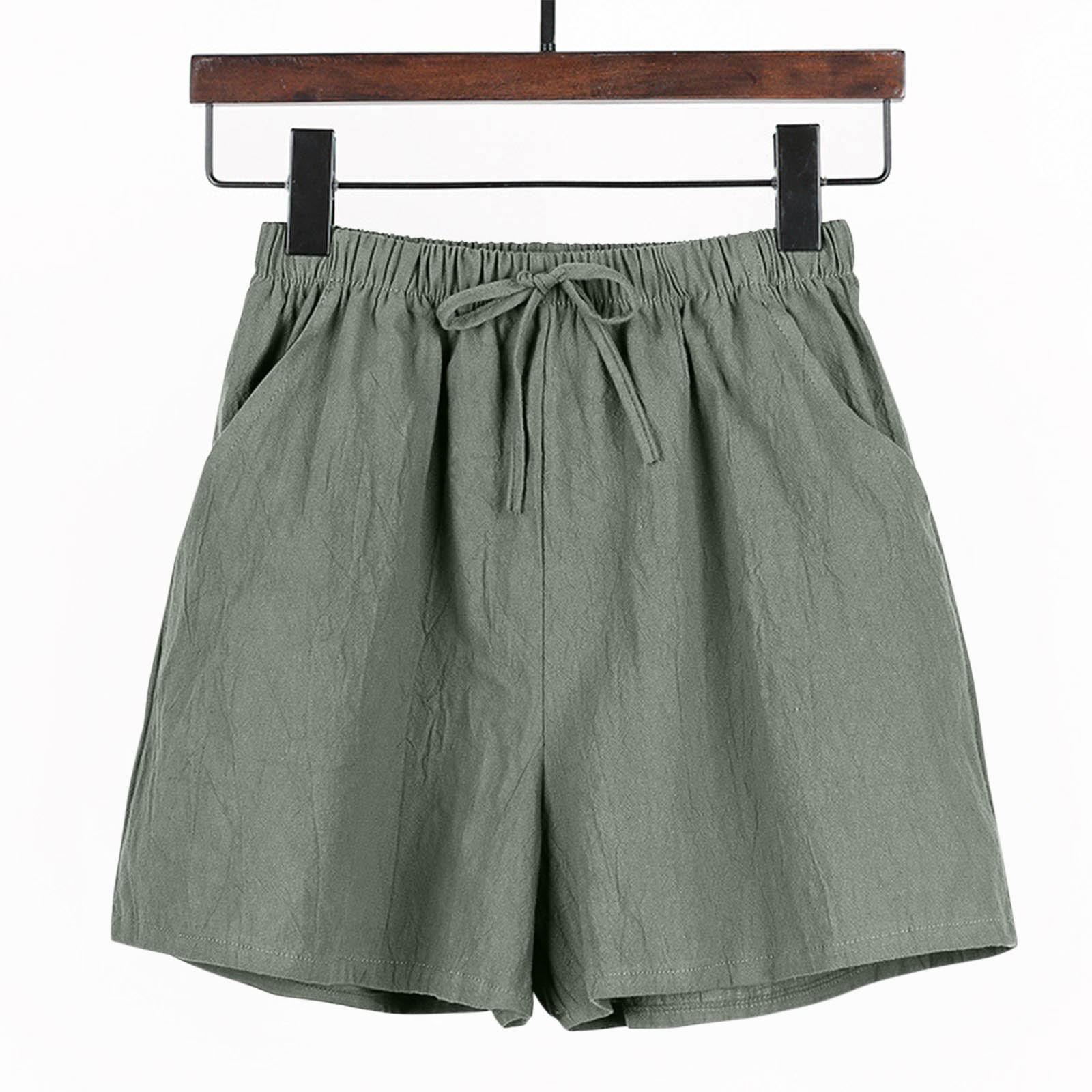 Повседневные шорты с высокой талией — фото 14