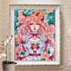 Diamond Embroidery Gothic Girl Full Square New Arrival 3D DIY Diamond Painting Landscape Beautiful Picture of Rhinestone Wall Art