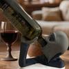 Obcy Stojak na Butelkę Wina Statuetka Obcego Drukowana 3D Figurka Obcego Stojak na Wino Popiersie Figurka Obcego Unikalny Prezent na Kpiny dla Miłośników Wina