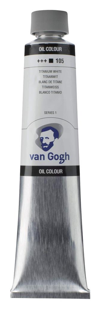 Van Gogh Talens Oil Paint Van Gogh Titanium White T0208-105 200ml