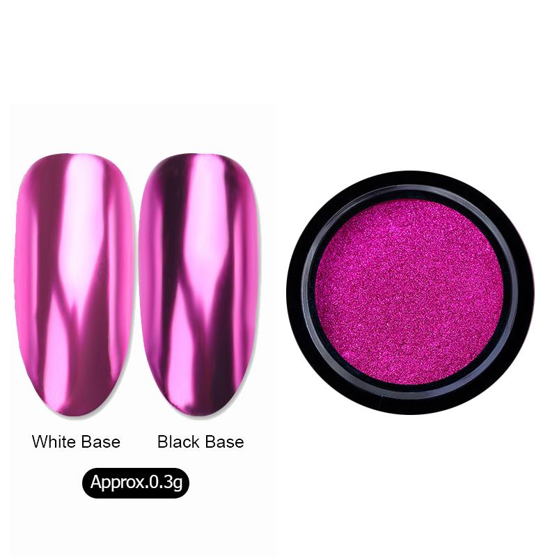 Chameleon Mirror Nail Powder Glitter Decoration Gel Polish Nail Art Dust Metallic Metal Polish Chrome Pigment Dazzling Accessory