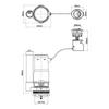 NUCA High Quality Adjustable Type Inlet Valve Plastic Flush Toilet Valves for Toilets Sanitary Ware Fitting Fill Valve