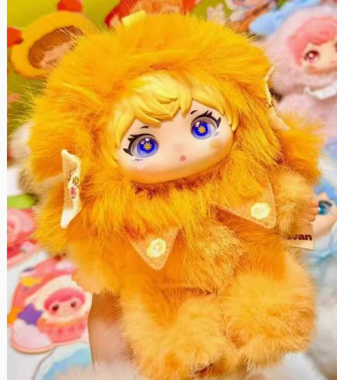 New Ziyuli Animal Party Series Anime Figure Guess Bag Pendant Decoration Kawaii Fashion Doll Toy Girl Surprise Gift