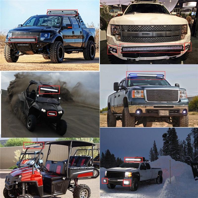 42inches LED light bar 1080W Led Work Light 198LED 12v 24v Spot Flood Combo LED Bar Offroad for Truck 4x4 4WD ATV Barra