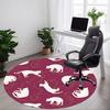 1pc Cat Thread Office Round Area Rug, Indoor Mat Suitable For Office, Under Office Chairs Bedroom Living Room Home Decor, Room Deco