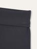Obeleu Foldable Ribbed Straight Pants - Dark Gray