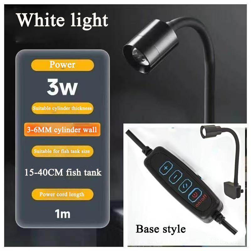 

Fish Tank Light Aquascape Lighting Stream Tank Led Lighting Antique Tank Atmosphere Flashlights Tank Adjustable Focus Spotlights white light