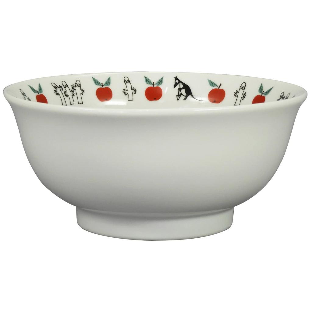 Yamaka Shoten MOOMIN Ramen Bowl Little My 18cm Microwave and Dishwasher Moomin Nordic Day Wedding Made in (1100ml) Design, Approx. Diameter, Safe,