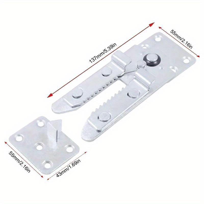 4pcs Sofa Hinges Support Adjustable Joint Connectors Suiatble Various Furniture Combination Metal Hinge Home Furniture Hinge