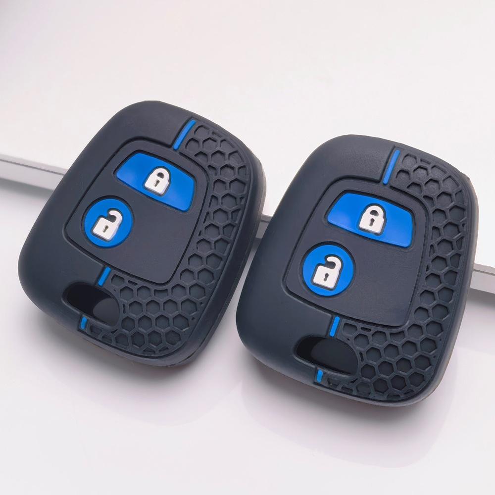 Honeycomb Car Key Cover for Peugeot 107 108 206 207 307 308 Citroen C1 C2 C3 C4 C5 Saxo Xsara Honeycomb Texture Racing Stripe Key Shell Accessory