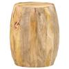 Day and Night - Day and Night Drum-shaped Stool Made of Solid Mango Wood