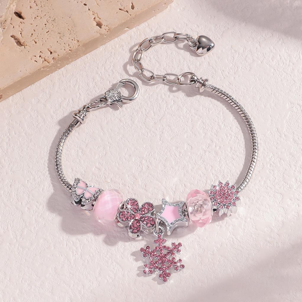 1PC Women's Fashion Pan Family Multi Element Star Moon Beaded Bracelet Date Travel Banquet Party Holiday Dressing Gift