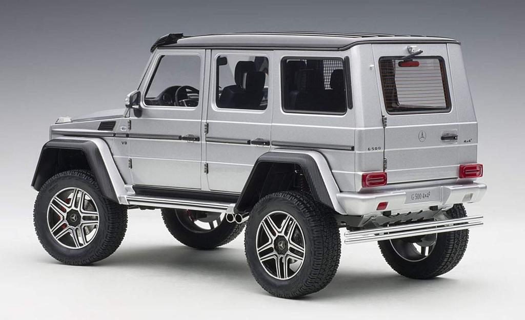 AUTOart G500 Squared Silver Finished Product 1/18 Mercedes-Benz 4×4
