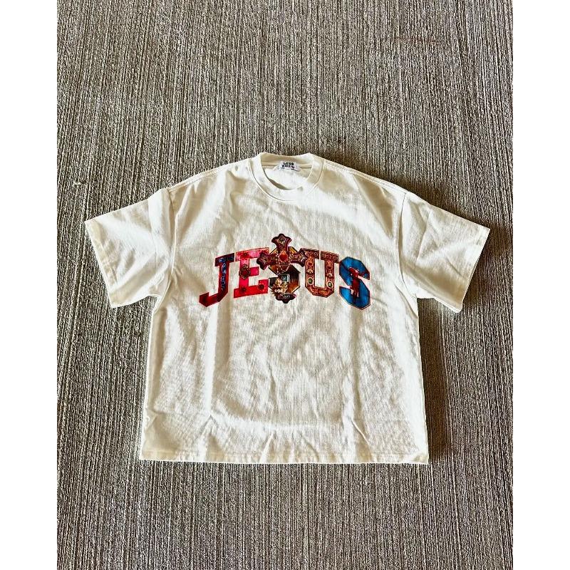 Moda Donna Calda Estate 2025 Harajuku Stampa Lettere Larga Gotica Grafica Oversize Larga Retro T-shirt Versatili Top in Cotone