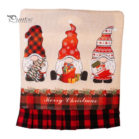 

Защитный чехол для стула Изысканный узор Износостойкий не выцветающий Рождественский тематический обеденный стул Украшение сиденья