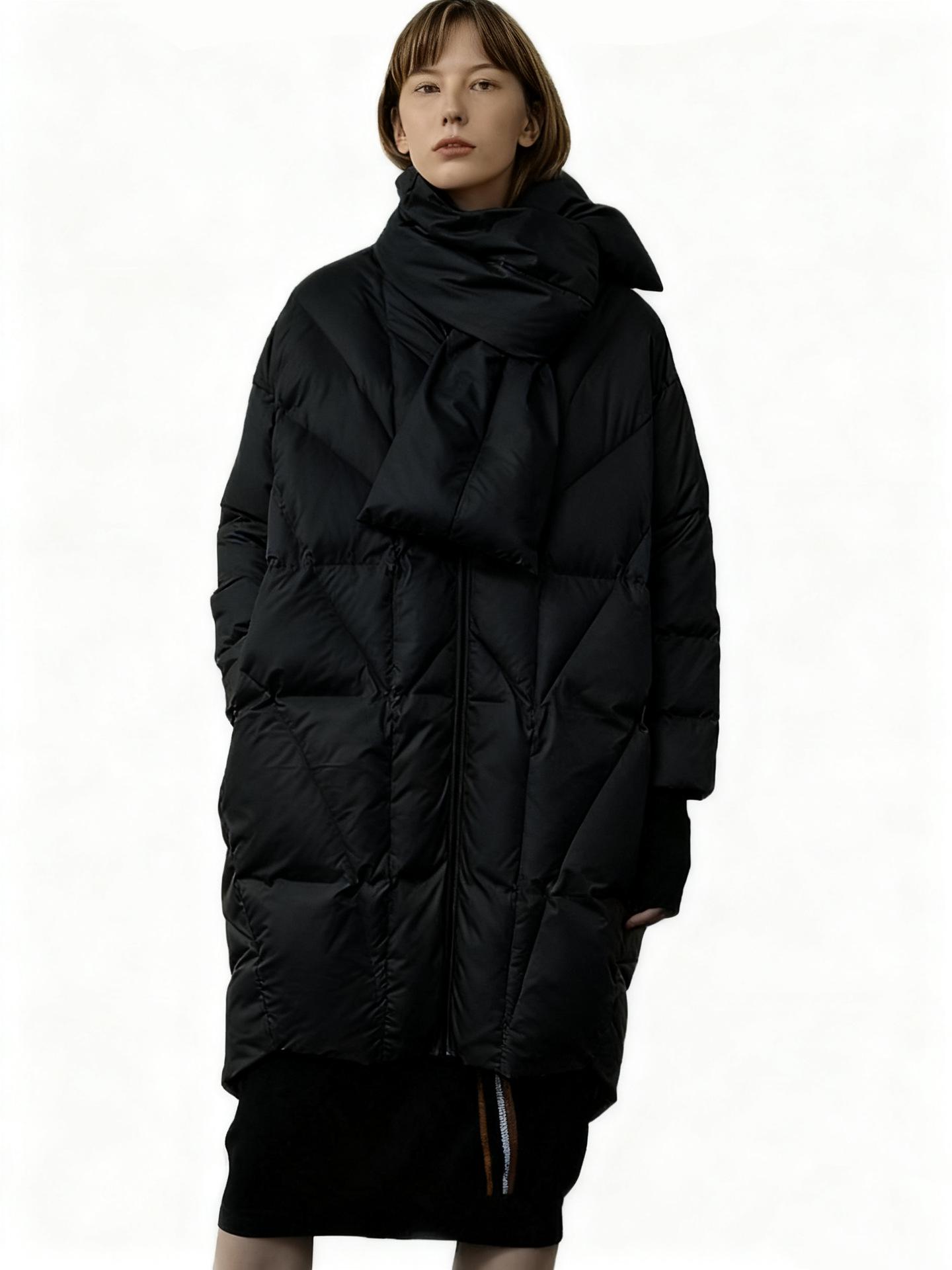 Winter 2025 Yellow Age-Defying Women`s Mid-Length