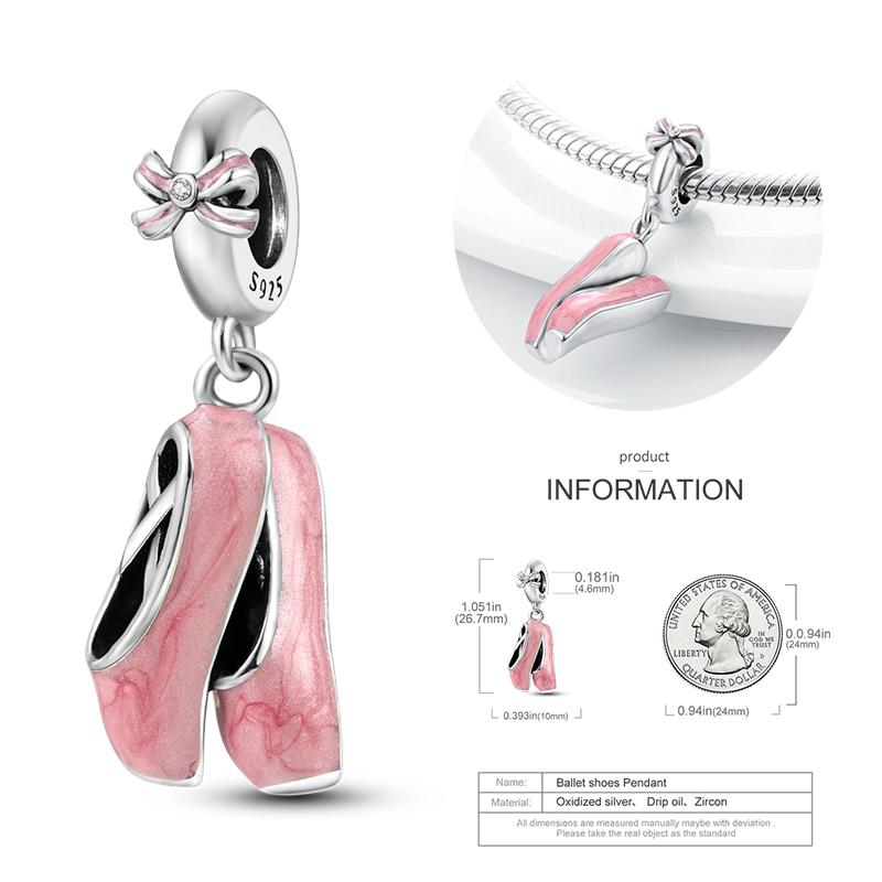 New Copper Bow Star Love Pink Series Charm Beads Suitable For 3Mm Original Bracelet Diy Fashion Jewelry Gift