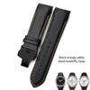 Curved End 22mm 23mm 24mm Genuine Leather Watchband for Tissot T035 T 035617   627 Cowhide Watch Strap Butterfly Clasp Men Tools