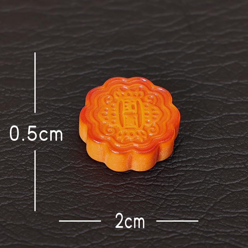 

Праздник середины осени Имитация лунного пряника Микро-ландшафт Домашний стол, Небесный фонарик с яичным желтком, Декоративные изделия из смолы Reunion mooncake