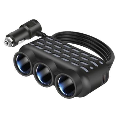 PD Car Charger QC3.0 PD Charger Socket For Truck Dual USB Charging Ports Car Charger Adapter Plug With Multifunctional Lights