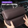 For BMW M M3 M5 M6 E36 E39 E46 E60 E90 E91 F48 F25 F07 F10 X1 X3 X5 X6 PU Leather Car Seat Gap Organizer Storage Box Accessories cyfp80