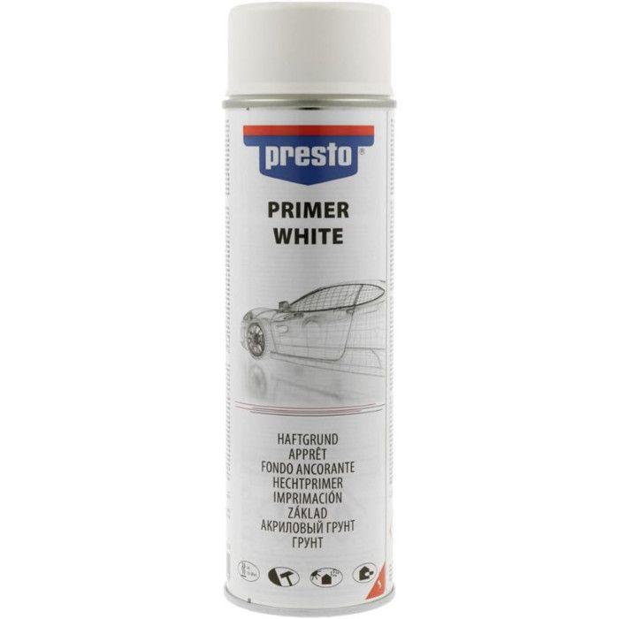 Apprêt (Primer) - PRESTO - 500 ML - Blanc - Sous-couche Polyvalente - Adhérence Renforcée