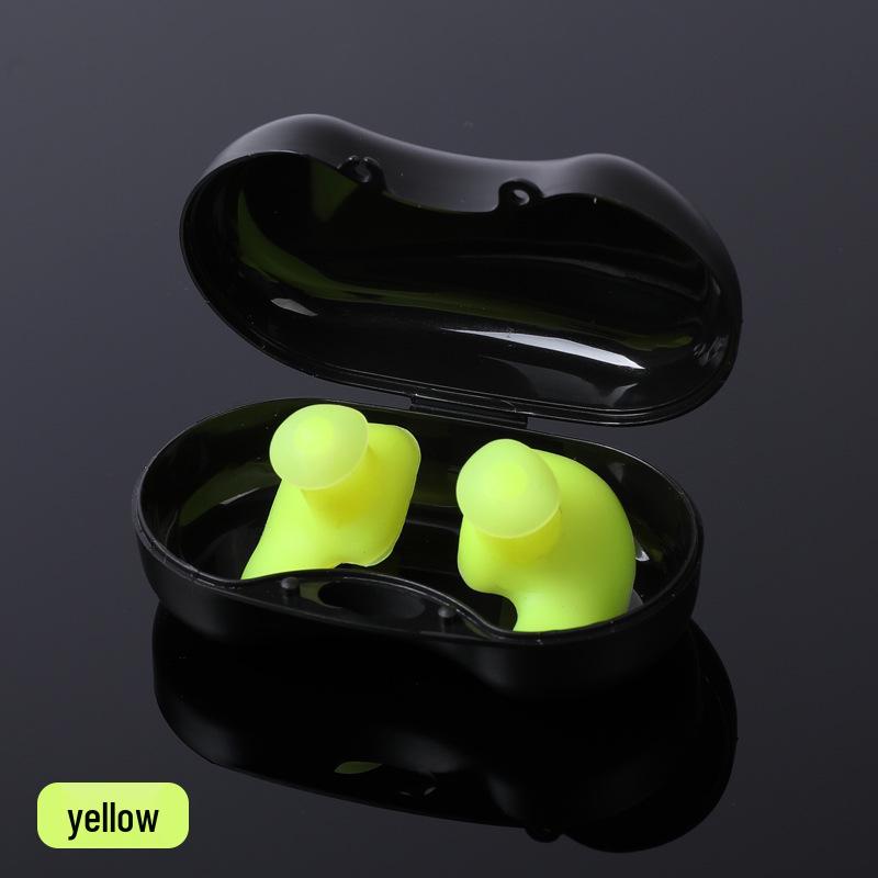 

Stylish Waterproof Silicone Earplugs for Adults - Unisex жёлтый