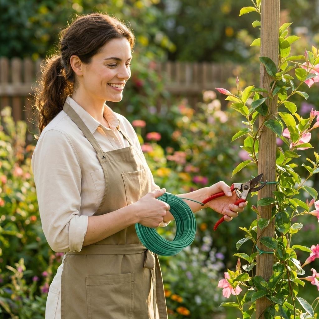 Schneidbare Gartenpflanzenbinder für Gemüse und Blumen, Flexible Pflanzenstützbinder