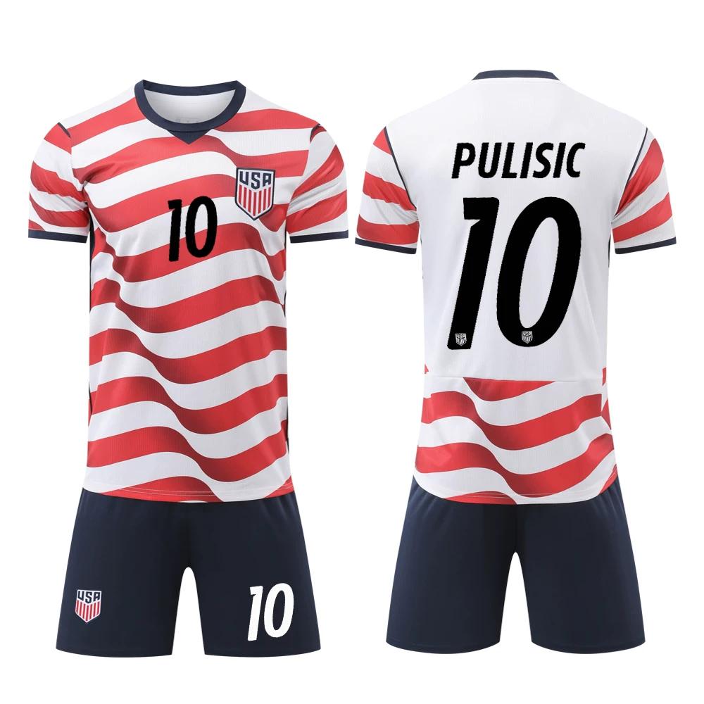 

2026 USA Home Football Jersey Set No.10 Pulisic XXL
