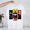 My Hero Academia Hip Hop Streetwear T Shirt Harajuku Todoroki TShirts Short Sleeve Casual Bakugou Deku Anime T-Shirt Tops Tees