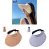 Summer Sun Protection Hat With Large Brim For Outdoor Activities In Breathable Paper Mesh Fabric