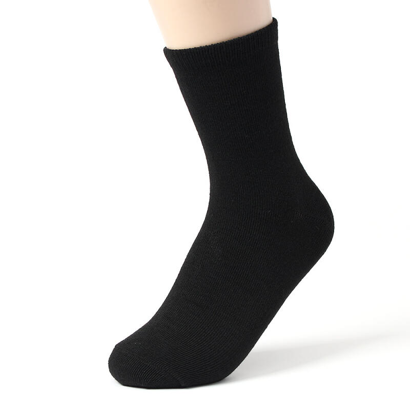 5 Pairs of Basic Women's Mid-Calf Socks (Black)