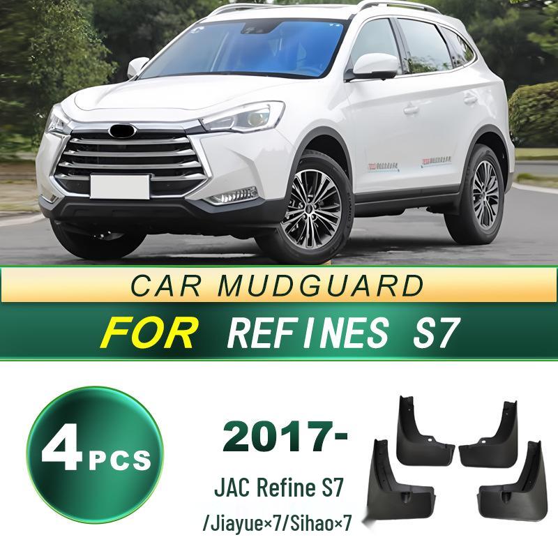 

Fits 17 Models: JAC Refine S7/Jiayue X7/Sehol X7 Car Tire Mudguards - Soft Rubber Mud Flaps
