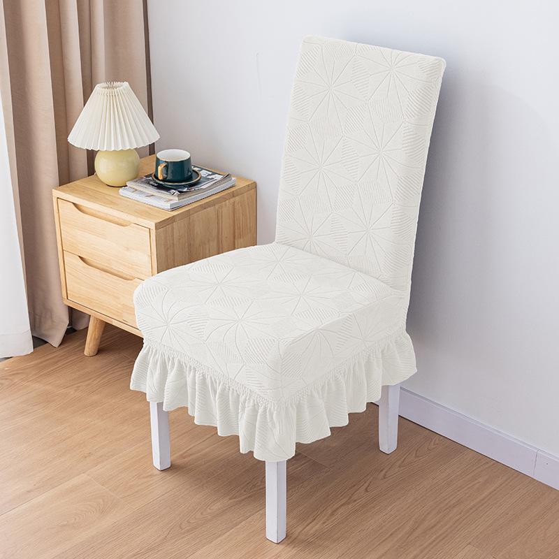 Coprisedia Elasticizzato Jacquard Monopezzo per Banchetti e Hotel - Spesso, Design Completamente Avvolgente
