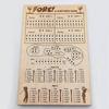 Fore! A Golf Dice Board Game,Wood Tabletop Golf Dice Game for Home, Travel, Camp