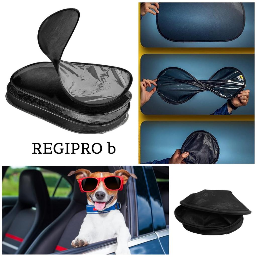 Regipro B Static Type Side Car Sun Shade Set of 2 UV Protection Driver