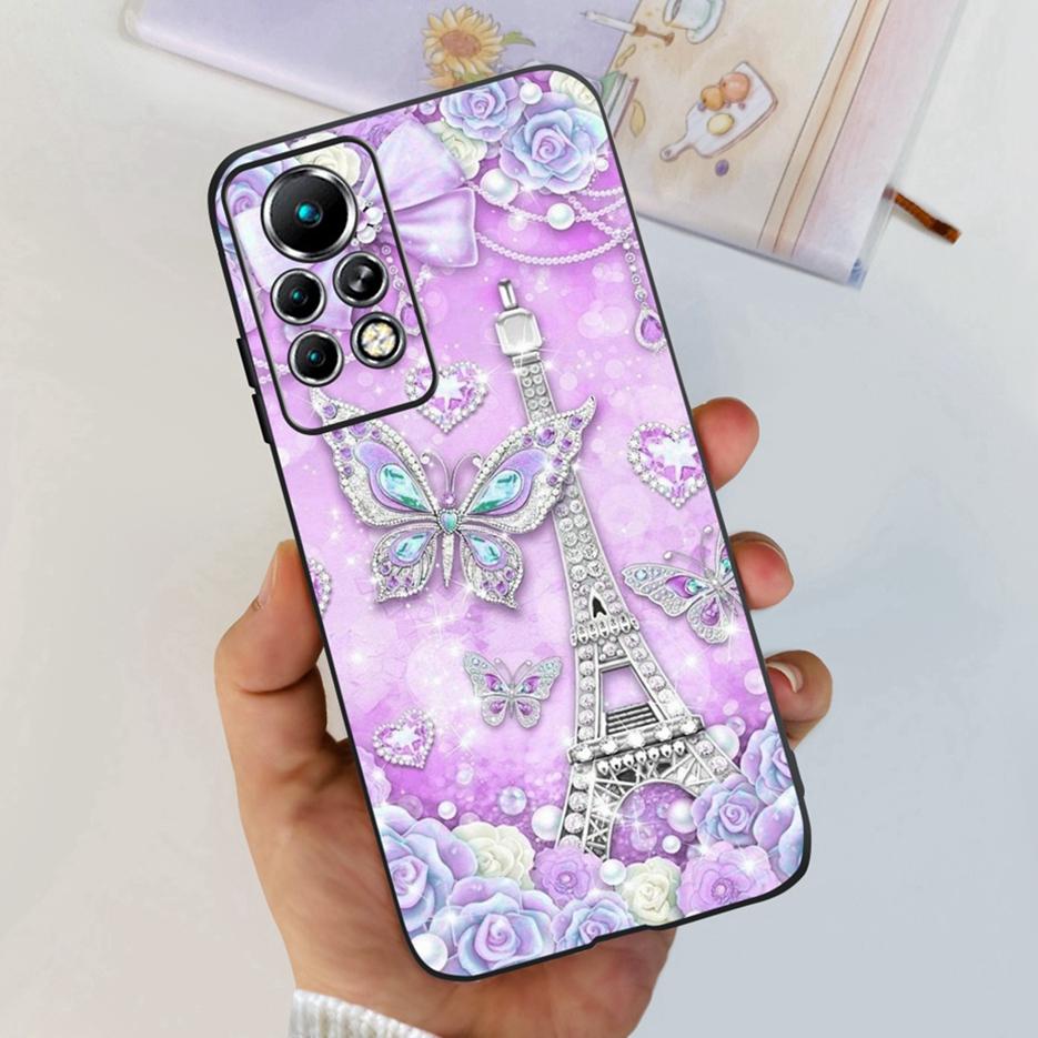 For Infinix Note 11 Pro Case X697 Cute Painted Back Cover Soft Silicone Phone Cases For Infinix Note 11 Note11 Pro Fundas Bumper
