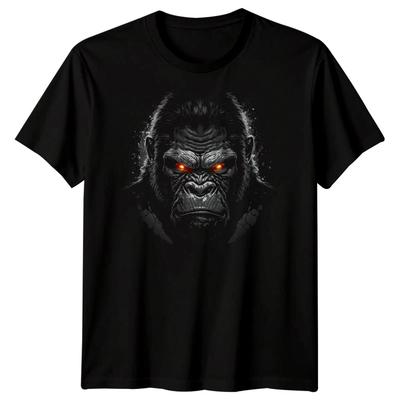 Gorilla Primate Animals Mens T Shirt Graphic Ape Head