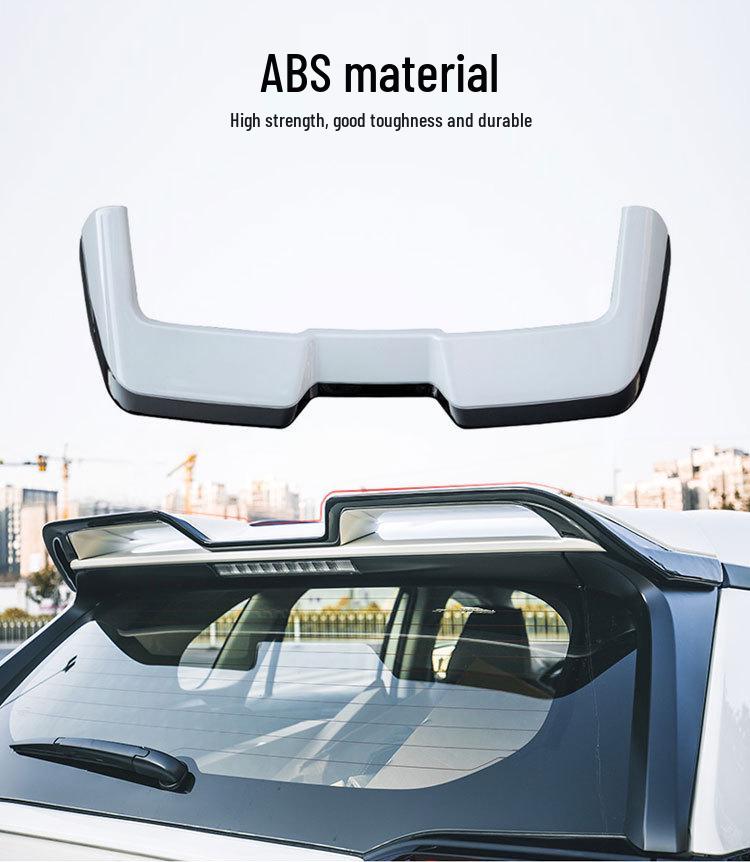 RAV4 2020 Sportlicher Heckflügel/Spoiler, Bohrlos, Carbonfaser-Finish